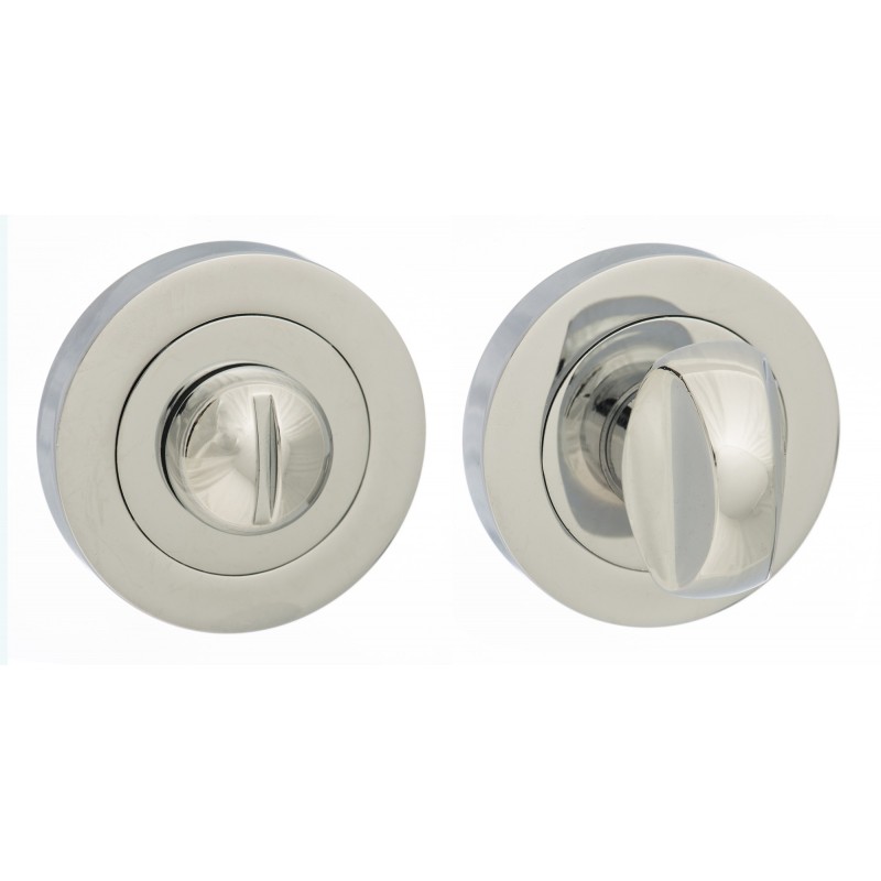 Atlantic UK bathroom thumb turn in polished chrome