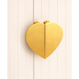 Heart Brass Cabinet Door...