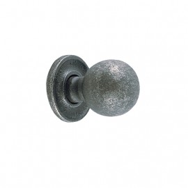 Round with Base Cupboard Knob Pewter