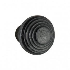 Ribbed 30mm & 40mm Cupboard Knob Pewter