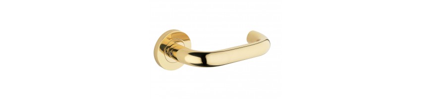Buy Polished Brass Door Handles Online in UK - UK Doors Handles